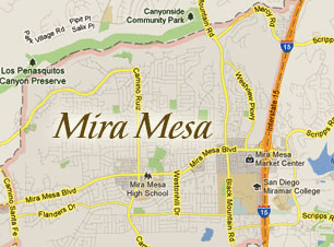Mira Mesa Map
